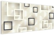 Geometrický abstraktný obraz (120x50 cm)