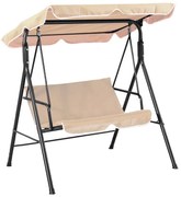 Záhradná hojdačka- béžová