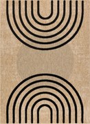 Kusový koberec Spark 0688 beige/black, 160x220, béžová, chodba / predsieň, Dywany Łuszczów