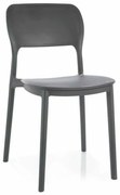 Jedálenská stolička Punto, sivá