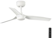 FARO 33820 - Stropný ventilátor MINI PUNT S biela pr. 90 cm + diaľkové ovládanie
