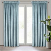 ZATEMŇOVACÍ ZÁVES NA PÁSKE ROSA 135X300 CM MODRÁ