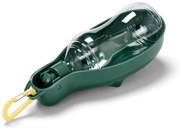 Fľaša na pitie pre psy so zabudovanou miskou