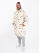 Baránková mikina mikroplyš – Vanessa béžovej veľkosť L