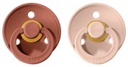 BIBS Colour cumlíky, kaučuk 2ks - veľkosť 1 - Woodchuck Blush