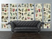 1Wall Kreatívna koláž na stenu 64 dielov 37,5 x 27,5cm Marion McConaghie