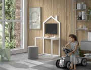 Písací stôl z masívu Dallas borovica biela 80cm