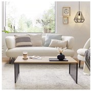 Eglo 424801 - Konferenčný stolík AUKSIDE 53,5x100 cm hnedá/čierna