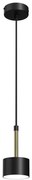 Luster na lanku ARENA 1xGX53/11W/230V čierna/zlatá