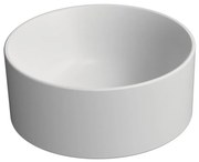 GSI GSI, KUBE X keramické umývadlo na dosku, priemer 32cm, biela mat, 943509