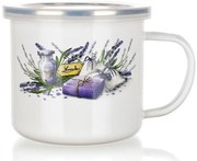 Smaltovaný hrnček 0,5l Lavender