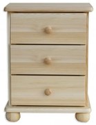 ComfortMatrace Nočný stolík z masívu ADAM Barva: prirodzená farba