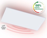 Klarstein Wondersky, infračervený stropný ohrievač, 120 x 60 x 6,5 cm (Š x V x H), 700 W, IP44