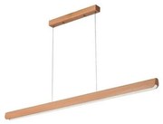 LED Luster na lanku LED/22W/230V 4000K 120 cm buk/masív