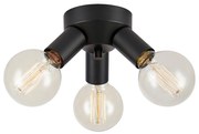 Markslöjd 108549 - Stropné svietidlo MAZZO 3xE27/40W/230V čierna