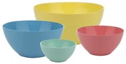 4-dielna sada plastových misiek