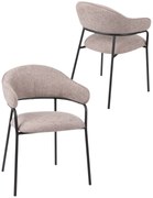 Jedálenská stolička s podrúčkami Bianca, sivá