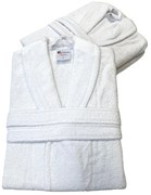 Froté deluxe unisex župan Biely - S/M