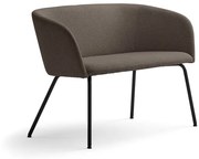 Pohovka JOY, čierna, hnedá