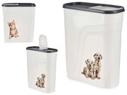 Biely plastový box na granule 4l