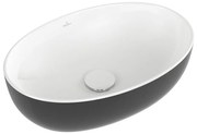 Villeroy & Boch 438848BCT8 - Zapustené umývadlo ARTIS 48x32,5 cm keramika/čierna