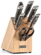 Klarstein Katana 8, sada nožov, 8-dielna, nožnice, ocieľka, blok na nože