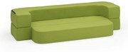 Detská molitanová rozkladacia sedacia súprava SOFTY, avokádová