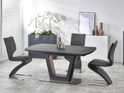 Rozkladací jedálenský stôl 160-240 cm Billie (antracit) (pre 6 8 osôb). Akcia -14%. Vlastná spoľahlivá doprava až k Vám domov. 1048719