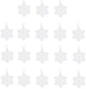 Set závesných snehových vločiek 18 ks