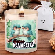 Krásna sviečka s praskajúcim knôtom 450g - Úžasná kamarátka