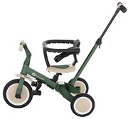 PETITE&amp;MARS - Detská trojkolka 5v1 TURBO Misty Green