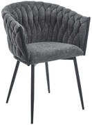 Stolička Asti Raven-15 Tmavosivá