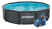 Marimex | Bazén Marimex Florida 3,05x0,91 m s pieskovou filtráciou - motív RATAN | 19900117