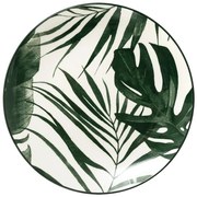 Porcelánový hlboký tanier Leafs, (fi) 20 cm, listy, sada 6ks