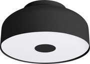Čierne stropné svietidlo ø 30 cm Blacko – Sollux
