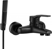 Mexen Caro R72 vaňová batéria so sprchovacím setom, čierna - 74663R72-70
