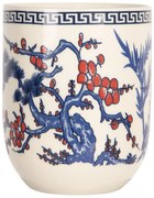 Porcelánový kalíšok na čaj s modrou vetvou - ∅ 6 * 8 cm / 0,1l