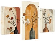 Obraz - Vázy v oblúkoch (90x60 cm)