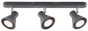 Nordlux - Bodové svietidlo EIK 3xGU10/35W/230V sivé