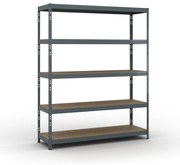 Policový regál 1966x1600x500 mm, nosnosť 350kg