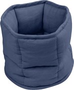 Ľanový prešívaný košík džínsová o 20 cm