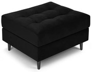 Čierna zamatová podnožka Milo Casa Santo