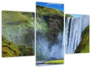 Obraz - Vodopád Seljalandsfoss (90x60 cm)