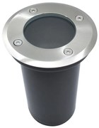 Vonkajšie nájazdové svietidlo 1xGU10/35W/230V IP67 matný chróm