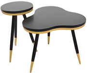 Sada stolíkov Akim 10795 Čierna