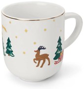 Veľký hrnček s lesklým zlatým dekorom