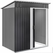 Záhradný domček na náradie M, 162x86x181cm, antracitová Jurhan