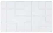 Kúpeľňový koberček SUPREME LINES línie, biely