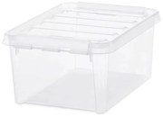 SmartStore Úložný box s bielymi klipmi Classic, 8 l, 8 l