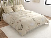 Bavlnené obliečky DEAMON béžové Rozmer obliečky: 70 x 90 cm | 140 x 220 cm